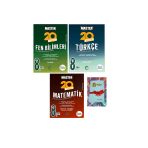 Okyanus Yayınları 8. Sınıf Master 20 MATEMATİK + FEN BİLİMLERİ + TÜRKÇE Denemesi( NOT DEFTERİ HEDİYE) 1-