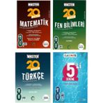 Okyanus Yayınları 8. Sınıf Master Türkçe –matematik–fen Bilimleri 15 Deneme 3 Kitap ve 5'li Deneme