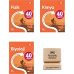 Okyanus Yayınları Okyanus 10. Sınıf 40 Seans Fizik Kimya ve Biyoloji Konu Özetli Soru Bankası 3lü Set+ Telefon Standı