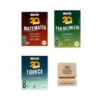 Okyanus Yayınları Okyanus Lgs 8. Sınıf Master 20 Matematik Fen Bilimleri ve Türkçe Denemesi 3lü Set + Telefon Standı