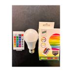 OKYANUSAYD 10 WATT RENK DEĞİŞTİREN KUMANDALI DİMMERLİ RGB IŞIK 830 LÜMEN 220 VOLT LED AMPUL
