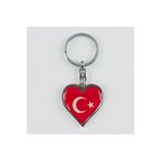 Okyanuss Accessories SPTRNS Ay Yıldız Kalp Figürlü (93644) Metal Anahtarlık-Kırmızı DMS94418UPL
