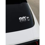 Okyay Works 90S Sticker - Beyaz - Beyaz