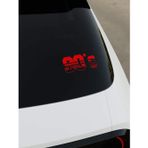 Okyay Works 90S Sticker - Kırmızı - Kırmızı