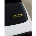 Okyay Works Mezara Girsem Rahatlamam Sticker - Sarı - Sarı