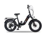 Ola Electrofold EFD1 Carbon Design 20 inç Mat Siyah Katlanabilir Elektrikli Bisiklet