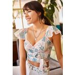 Olalook BLZ-19001463 Ekru Kadın Bluz
