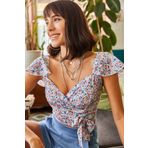 Olalook BLZ-19001463 Renkli Kadın Bluz