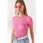 Olalook BLZ-19002226 Şeker Pembe Kadın Bluz