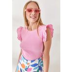 Olalook BLZ-19002254 Pembe Kadın Bluz
