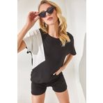 Olalook BLZ-19002283 Siyah Kadın Bluz