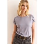 Olalook Kadın Füme Yarasa Örme Viscon Bluz BLZ-19001916