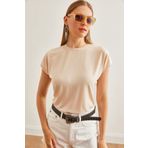 Olalook Kadın Taş Yarasa Örme Viscon Bluz BLZ-19001916