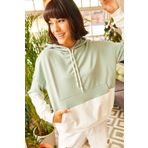 Olalook SWT-19000228 Mint Kadın Sweatshirt