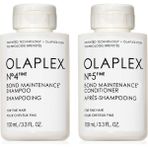 OLAPLEX Fine Bond Maintenance Cleanse & Condition Travel Duo - Ince Telli Saçlar Için Seyahat Boy Şampuan & Saç Kremi Seti - Renksiz