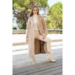 Olcay Kruvaze Ara Boy Oversize Kaban Bej 3860-Y - 46