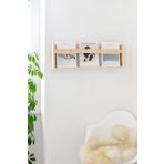 Olcayaksesuar Montessori Kitaplık Ahşap Duvar Rafı 70 Cm