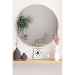 Olcayaksesuar Sonomo Dekoratif 43Cm Yuvarlak Ayna Antre Hol Koridor Duvar Aynası Salon Mutfak Banyo Wc Ofis Aynası
