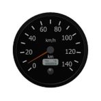 Ölçüsan 24V Elektronik Kilometre Saati (Cap 140 Mm) 140 Km/h Bmc Fatih 280