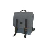 Old Cotton 7000 Suya Dayanıklı ( Gri)Kanvas Sırt Okul 15.6 Laptop Çantası