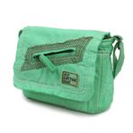 Old Cotton Cargo 7136 Robbie S Bag Tablet - Askılı Omuz Çantası (Mint Yeşil)