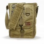 Old Cotton Cargo 8184 Camel Krem Salaş Kanvas Postacı Çantası Camel