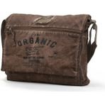 Old Cotton Cargo Old Cotton 8128 Salaş Kanvas Omuz Postacı Kahverengi Laptop Okul Seyahat Günlük Vintage Çanta