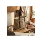 Old Cotton Mumlu Kanvas Omuz Çantası - Mıknatıslı, Günlük Kullanım, Ekstra Cepli, Tote Bag - 7256