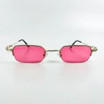 Old Space Vintage 90's Metal Vintage Güneş Gözlüğü OSV200917 - Pembe