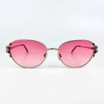 Old Space Vintage Vintage Güneş Gözlüğü – 1980’LER Retro Gold Metal Çerçeve & Pembe Degrade Camlı Gözlük OSV673