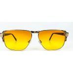 Old Space Vintage Vintage Güneş Gözlüğü – 80’ler Retro – Gold Metal Çerçeve, Turuncu Degrade Cam