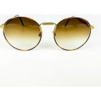 Old Space Vintage Vintage Güneş Gözlüğü – 90’lar Retro – Gold Metal Çerçeve, Kahverengi Degrade Cam - Kahve Degrade