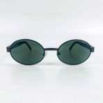 Old Space Vintage Vintage Güneş Gözlüğü – 90’lar Retro Gözlük – Metal Çerçeve, Füme Yeşil Cam