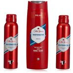 Old Spice 400 ml Duş Jeli + 2x150 ml Sprey Deo Whitewater