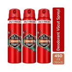 Old Spice Bearglove Erkek Sprey Vücut Deodorantı 150 ml 3lü Paket - Option-1