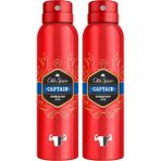 Old Spice Captain 2x150 ml Sprey Deodorant