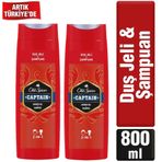 Old Spice Captain 2x400 ml Duş Jeli