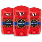 Old Spice Captain 3x50 ml Stick Deodorant