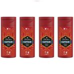Old Spice Captain 4x50 ml Duş Jeli Şampuan