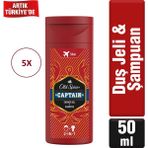 Old Spice Captain 5x50 ml Duş Jeli