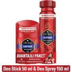 Old Spice Captain Deo Stick 50 ml + Sprey 150 ml Bundle