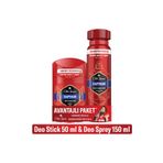 Old Spice Captain Deo Stick 50Ml & Sprey 150Ml