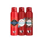 Old Spice Deodorant Seti White Water, Captain, Bear Glove Deodorant Sprey 150 Ml