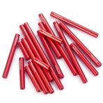 OLDDO 20-100mm Pull Link Rod Diameter 6.0mm For Axial SCX10 CC01 F350 RC01 D90 1/10 RC Crawler Car Parts Accessories(Red 80mm)
