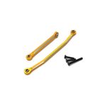 OLDDO Fit For FMS 1/24 FCX24 Steering Rods Steering Linkage Tie Links RC Crawler Car Upgrades Parts Accessories(Yellow)
