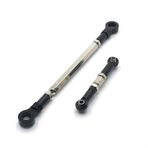 OLDDO Fit For HB Toys ZP1001 ZP1002 ZP1003 ZP1004 ZP1008 Steering Link Servo Link Rod Steering Linkage 1/10 RC Car Upgrade Parts(Black)