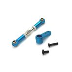OLDDO Fit For MJX H16 16207 16208 16209 16210 25T Servo Arm Servo Horn Steering Servo Link Rod 1/16 RC Car Upgrade Parts Accessories(Blue)