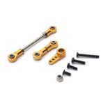 OLDDO Fit For Wltoys 284131 K969 K979 K989 K999 P929 P939 Steering Link Rod 28T Servo Arm RC Car Upgrades Parts(Yellow)