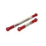 OLDDO MN82 MN78 Steering Rod Link Rod Tie Rod 1/12 RC Car Upgrades Parts Accessories(Red)
