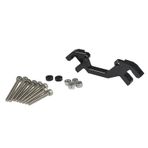 OLDDO Upper Link Mount Y Rod Changed To Double Linkage For Axial SCX10 1/10 RC Crawler Car Truck Replacement Parts(A style Black)